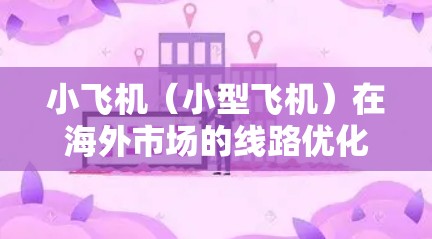 小飞机（小型飞机）在海外市场的线路优化是一个复杂的过程，涉及市场需求、成本控制、安全性、运营效率等多个方面。以下是一些关键因素和策略，帮助优化小飞机在海外市场的线路设计和运营