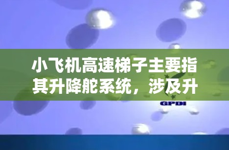 小飞机高速梯子主要指其升降舵系统，涉及升降舵的设计与性能优化。以下是详细的分析和总结