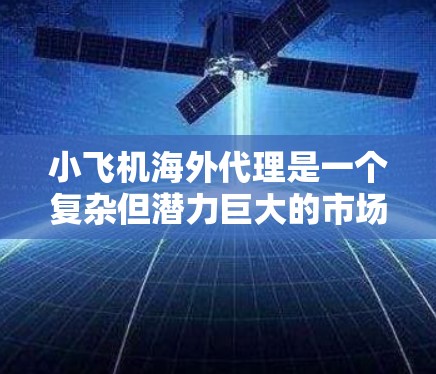 小飞机海外代理是一个复杂但潜力巨大的市场拓展方向。以下是对该市场的详细分析和建议