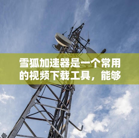 雪狐加速器是一个常用的视频下载工具,能够帮助用户快速下载在线视频。以下是雪狐加速器的下载和安装步骤 雪狐加速器是一个常用的视频下载工具,能够帮助用户快速下载在线视频。以下是雪狐加速器的下载和安装步骤
