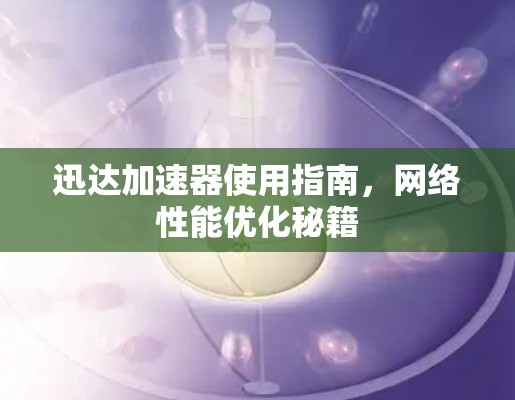 迅达加速器使用指南,网络性能优化秘籍