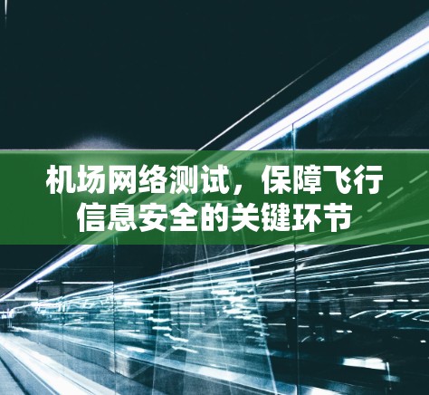 机场网络测试,保障飞行信息安全的关键环节