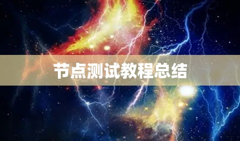 节点测试教程总结