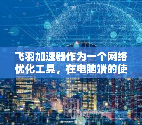 飞羽加速器作为一个网络优化工具,在电脑端的使用可能与手机端有所不同。以下是飞羽加速器电脑版的基本使用指南