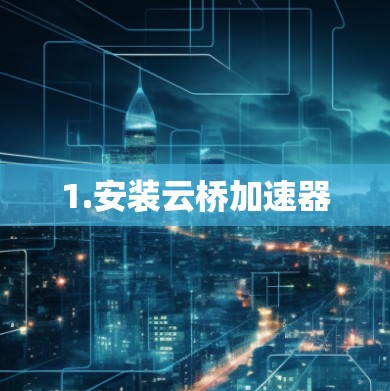 1.安装云桥加速器 1.安装云桥加速器