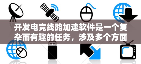 开发电竞线路加速软件是一个复杂而有趣的任务，涉及多个方面的考虑。以下是对该项目的详细分解和建议
