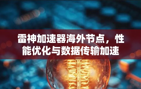 雷神加速器海外节点,性能优化与数据传输加速