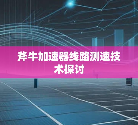 斧牛加速器线路测速技术探讨