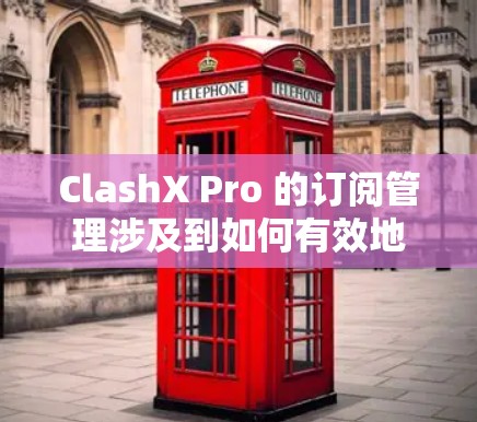 ClashX Pro 的订阅管理涉及到如何有效地管理用户的订阅,确保订阅生效、续费顺利,且用户能够方便地查看和管理他们的订阅状态。以下是一些可能的操作步骤和注意事项 ClashX Pro 的订阅管理涉及到如何有效地管理用户的订阅,确保订阅生效、续费顺利,且用户能够方便地查看和管理他们的订阅状态。以下是一些可能的操作步骤和注意事项