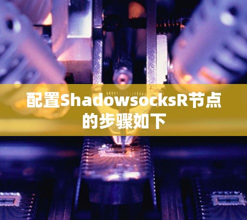 配置ShadowsocksR节点的步骤如下 配置ShadowsocksR节点的步骤如下