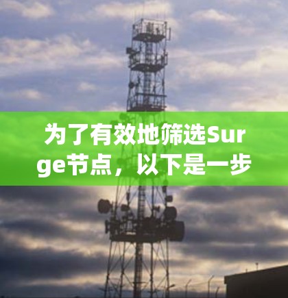 为了有效地筛选Surge节点，以下是一步步的解决方案