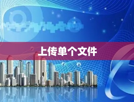上传单个文件