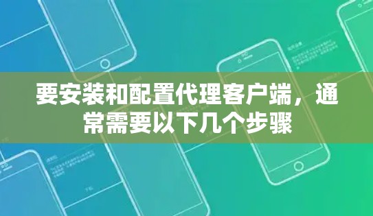 要安装和配置代理客户端，通常需要以下几个步骤