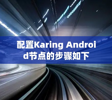 配置Karing Android节点的步骤如下