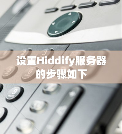 设置Hiddify服务器的步骤如下 设置Hiddify服务器的步骤如下