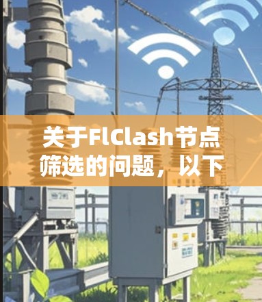 关于FlClash节点筛选的问题,以下是一些可能的解释和建议