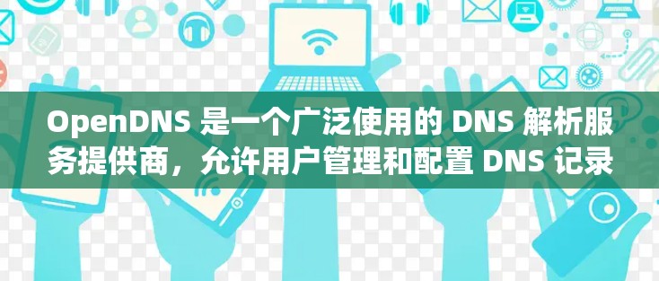 OpenDNS 是一个广泛使用的 DNS 解析服务提供商，允许用户管理和配置 DNS 记录。以下是设置 OpenDNS 的基本步骤