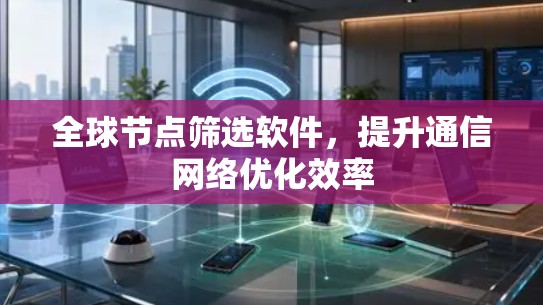 全球节点筛选软件,提升通信网络优化效率
