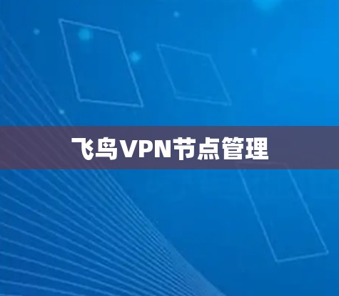 飞鸟VPN节点管理