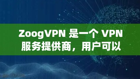 ZoogVPN 是一个 VPN 服务提供商，用户可以通过其官方网站或相关应用商店下载其软件。以下是一些可能的下载途径