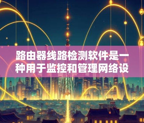 路由器线路检测软件是一种用于监控和管理网络设备的工具,专门用于检测和解决路由器网络连接中的问题。以下是对路由器线路检测软件的详细分析和总结