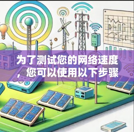 为了测试您的网络速度,您可以使用以下步骤和工具