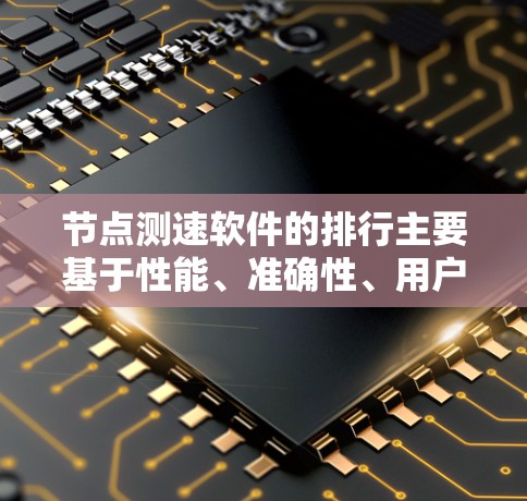 节点测速软件的排行主要基于性能、准确性、用户体验、开源性和商业支持等因素。以下是对常见工具的分析及其可能的排行顺序