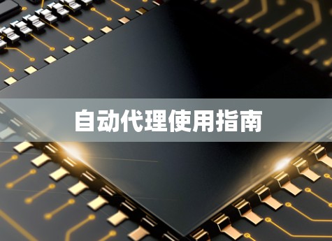 自动代理使用指南 自动代理使用指南