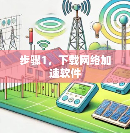 步骤1，下载网络加速软件