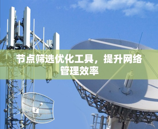 节点筛选优化工具,提升网络管理效率