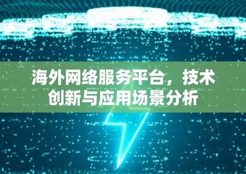 海外网络服务平台,技术创新与应用场景分析 海外网络服务平台,技术创新与应用场景分析