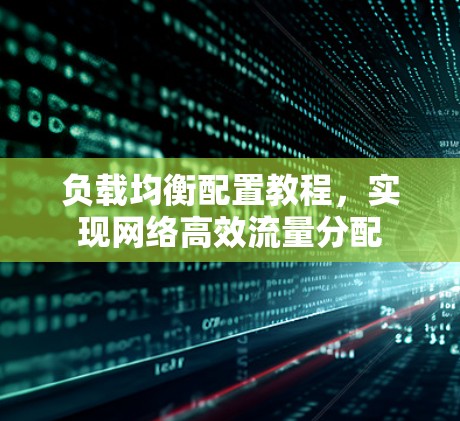负载均衡配置教程，实现网络高效流量分配