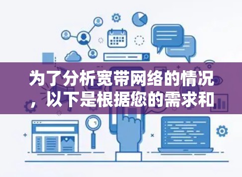 为了分析宽带网络的情况,以下是根据您的需求和考虑因素整理的步骤和建议 为了分析宽带网络的情况,以下是根据您的需求和考虑因素整理的步骤和建议