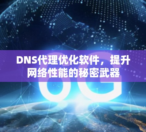 DNS代理优化软件，提升网络性能的秘密武器