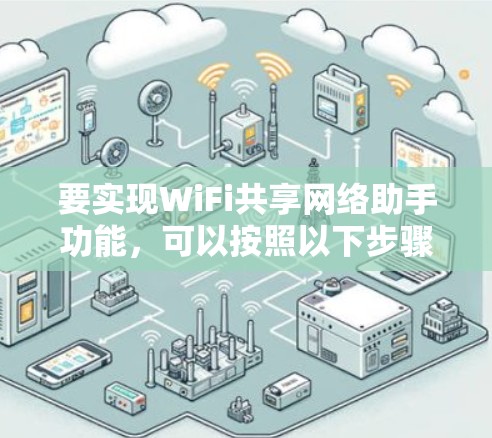 要实现WiFi共享网络助手功能,可以按照以下步骤操作