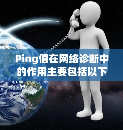 Ping值在网络诊断中的作用主要包括以下几个方面