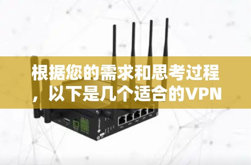 根据您的需求和思考过程,以下是几个适合的VPN加速软件推荐
