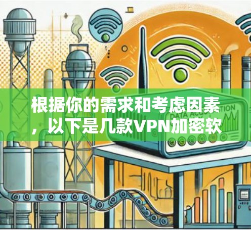 根据你的需求和考虑因素，以下是几款VPN加密软件的推荐，每款都有其独特的优势，适合不同的用户