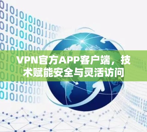 VPN官方APP客户端,技术赋能安全与灵活访问