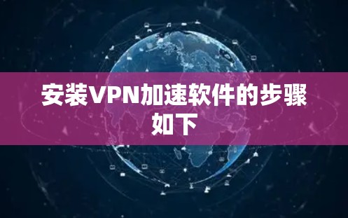 安装VPN加速软件的步骤如下