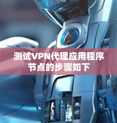 测试VPN代理应用程序节点的步骤如下