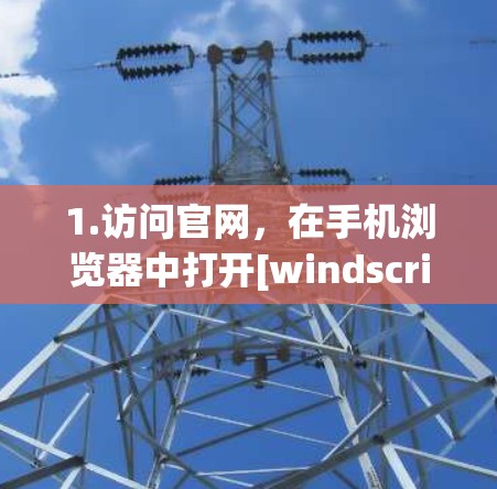 1.访问官网，在手机浏览器中打开[windscribe.com]https:www.windscribe.com)找到下载链接