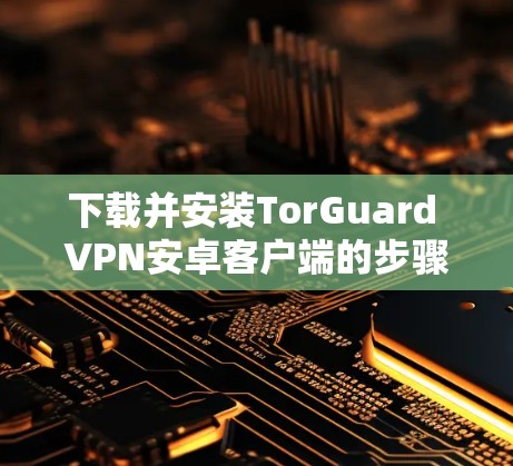下载并安装TorGuard VPN安卓客户端的步骤如下 下载并安装TorGuard VPN安卓客户端的步骤如下